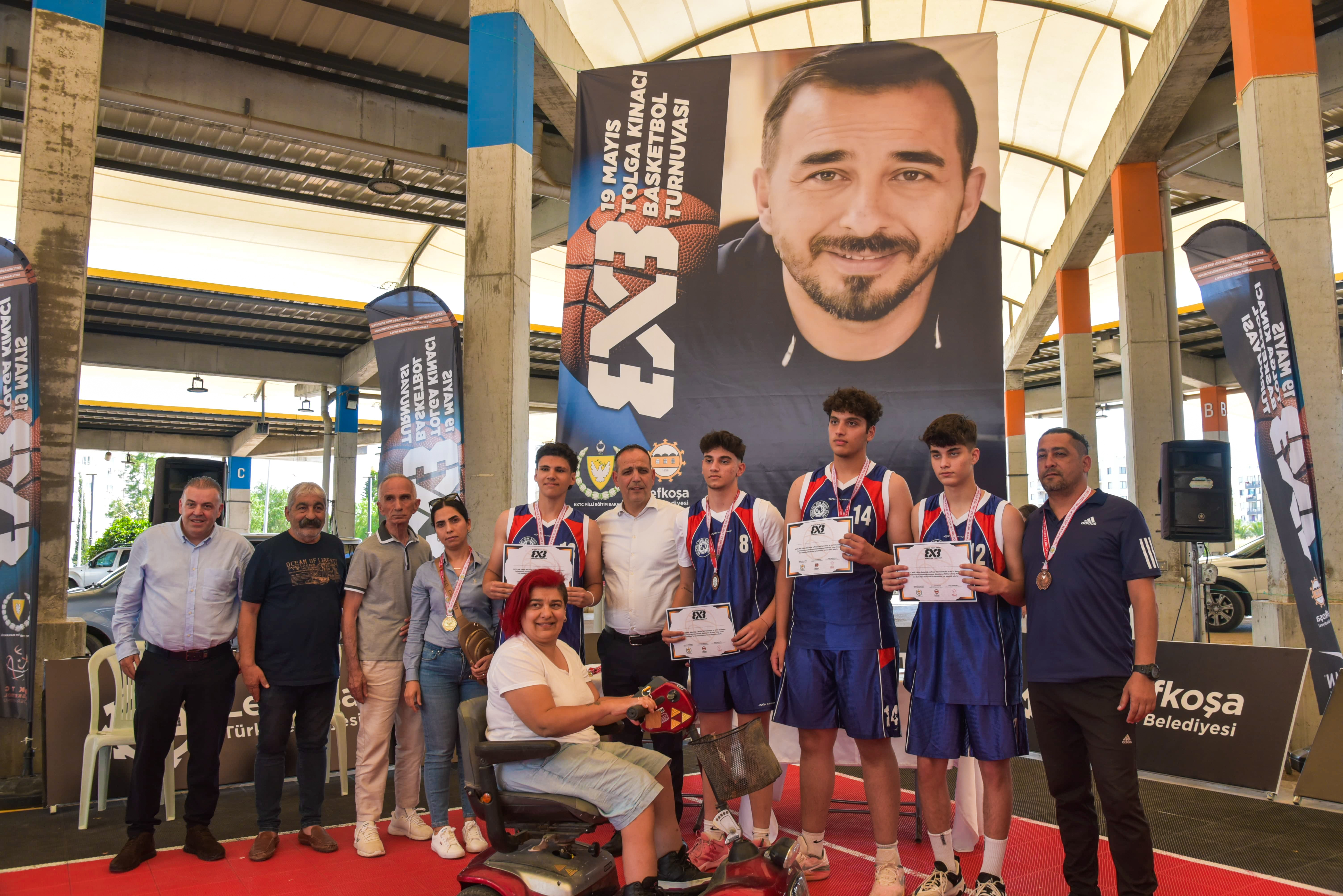 19 Mayıs Tolga Kınacı 3x3 Basketbol Turnuvası,Merkez Lefkoşa’da gerçekleştirildi